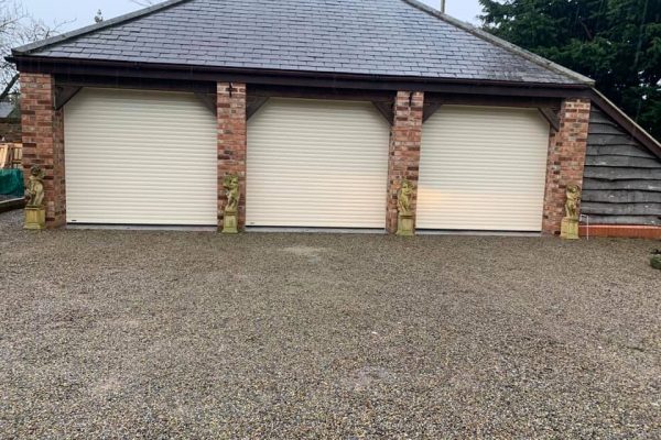 insulated roller garage doors fascia infills1